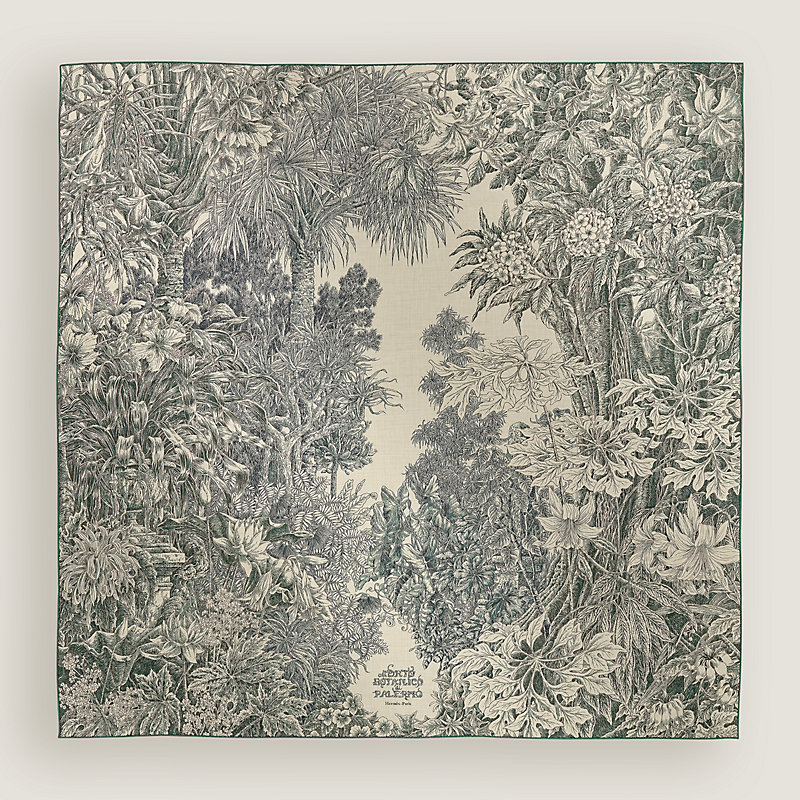 All'Orto Botanico di Palermo shawl 140 | Hermès Finland